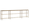 Vienna Low Bookcase - Extra Large Antique Brass