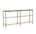 Vienna Low Bookcase - Medium Antique Brass