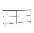 Vienna Low Bookcase - Medium Pewter