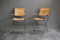 Teak Bistro Arm Chair – Counter Height
