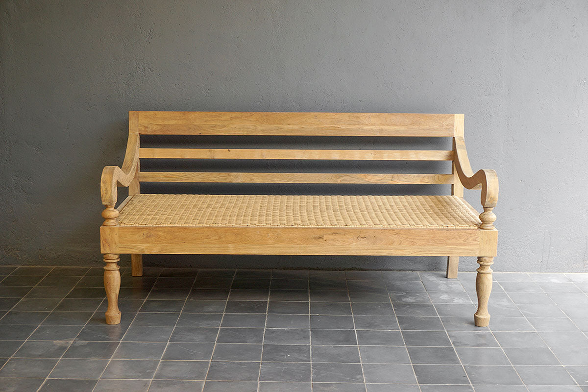 Reedition Teak Java Bench