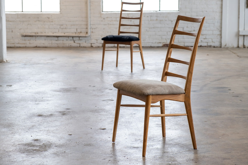 Danish side chair made of reclaimed Teak