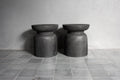 Aljune Stool in Charcoal Finished