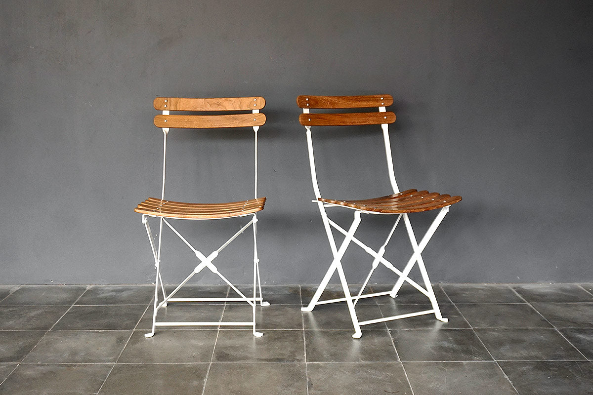 Folding Bistro Chair- White