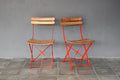 Folding Bistro Chair- Red