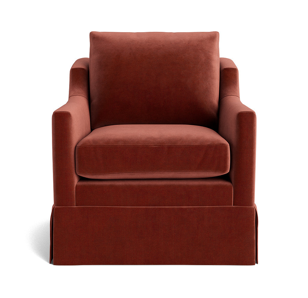 Gigi Skirted Swivel Chair