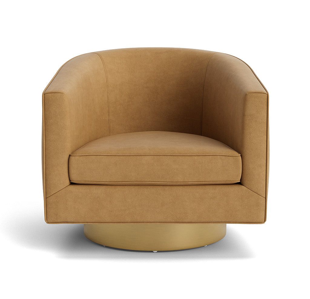Bianca Leather Swivel Chair