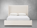 Lennon Upholstered Bed - Ivory - Queen