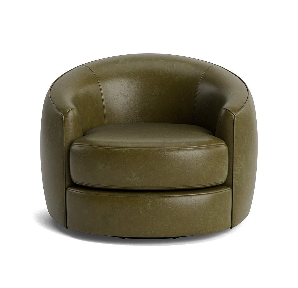Giselle Leather Swivel Chair