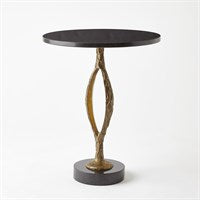 Pod Accent Table-Antique Gold