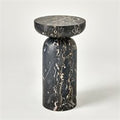 Tumble Accent Table-Golden Portoro Marble