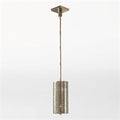 Coil Single Pendant-Polished Nickel
