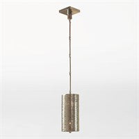 Coil Single Pendant-Polished Nickel