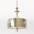 Turned Pendant-Nickel Finish