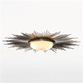 Sunburst Light Fixture-Nickel
