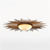 Sunburst Light Fixture-Gold