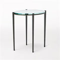 Petite Oval Accent Table-Natural Iron