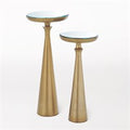 Minaret Accent Table-Satin Brass-Lg