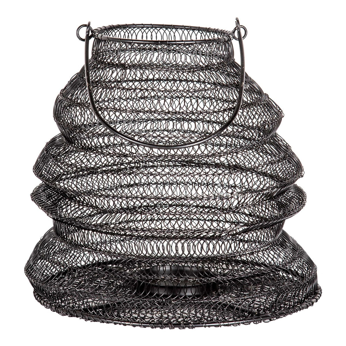 Everly Medium Hanging Lantern, Black