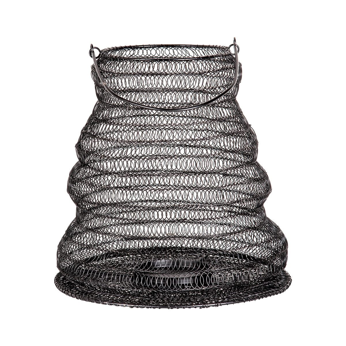 Everly Hanging Lantern, 8x8x8, Black