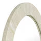 Amalia Round Bone Inlay Mirror, White