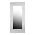Solana Capiz Floor Mirror, 78.75"H, White