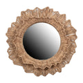 Shine Woven Wave Frame Mirror, 35"W, Natural