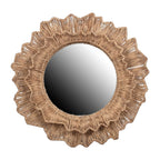 Shine Woven Wave Frame Mirror, 35"W, Natural