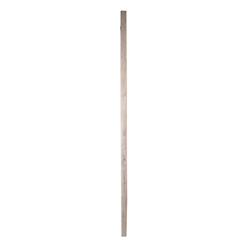 Coconut Shell Stone Finish Frame Large Floor Mirror, 78"H, Whitewash