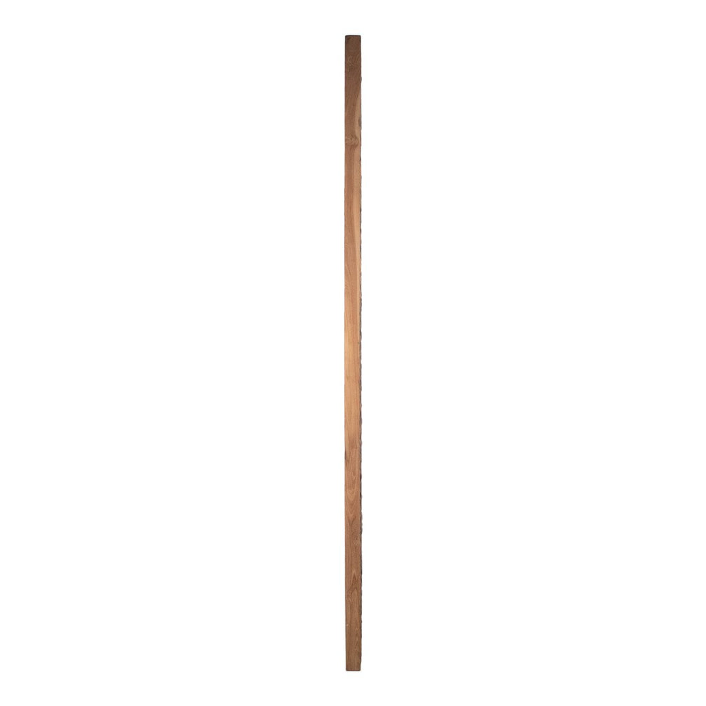 Coconut Shell Herringbone Frame Large Floor Mirror, 78"H, Brown