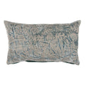 Liliana 21" Lumbar Jacquard Pillow, Blue