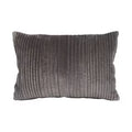 Maisie Lumbar Pleated Pillow, Grey