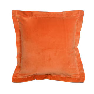 Vivian 20" Square Pillow, Tangerine