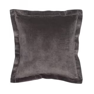 Vivian 20" Square Pillow, Grey