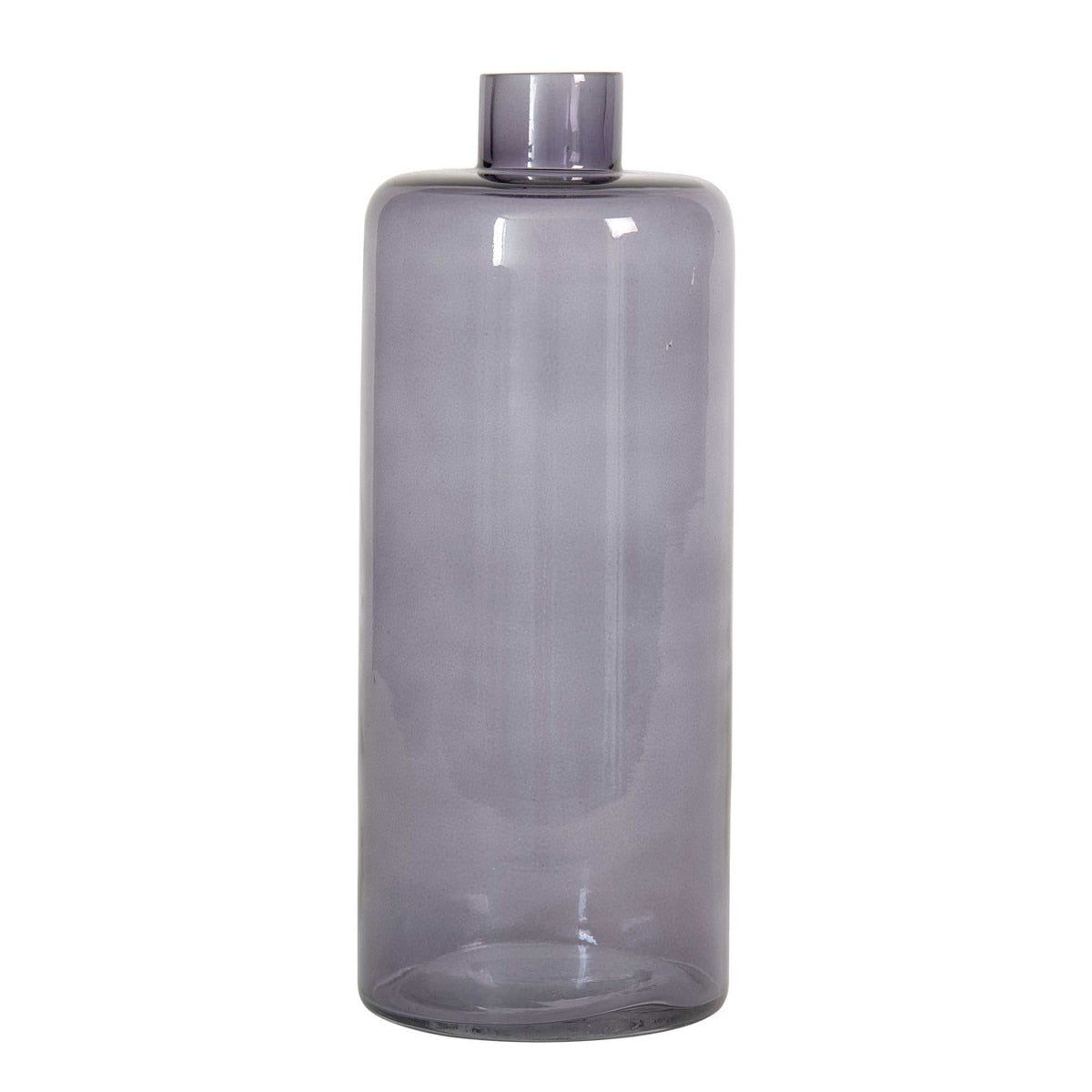 10" Slender Glass Vase, Amethyst