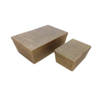 Rectangular Boxes With Embossed Jute Design, 11.5"W & 7"W, 2 Piece Set, Antique Brass