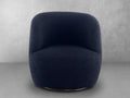 Blair Bouclé Swivel Chair - Blue