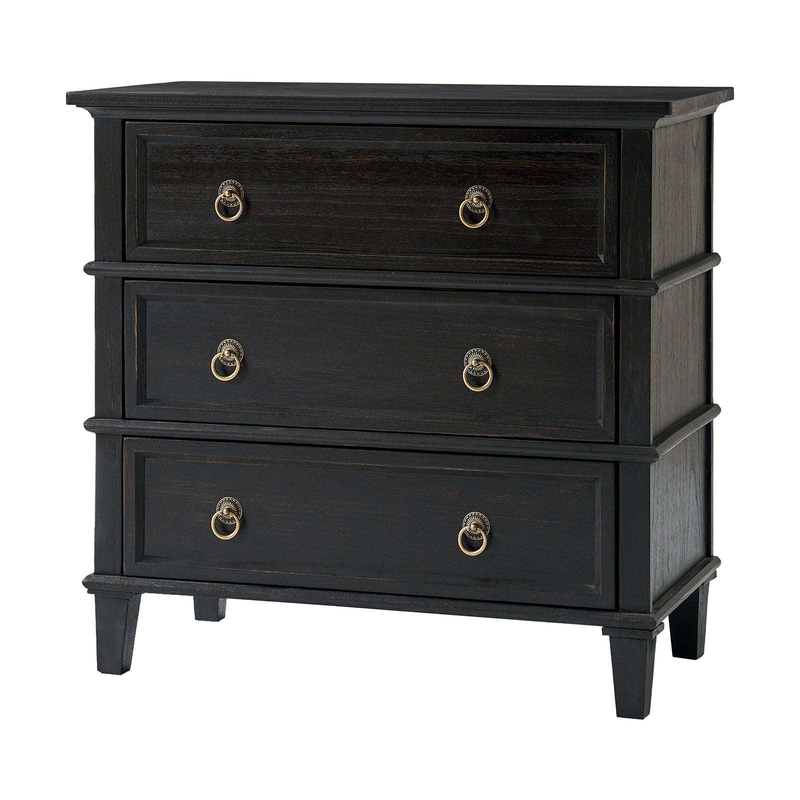 Lev 3-Drawer Nightstand