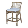 Winston II Rattan Counterstool, 37"H, Antique Natural