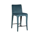 Opal Fully Upholstered Counterstool, Blue