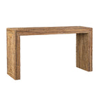 Soren Braided Seagrass Console Table, Natural