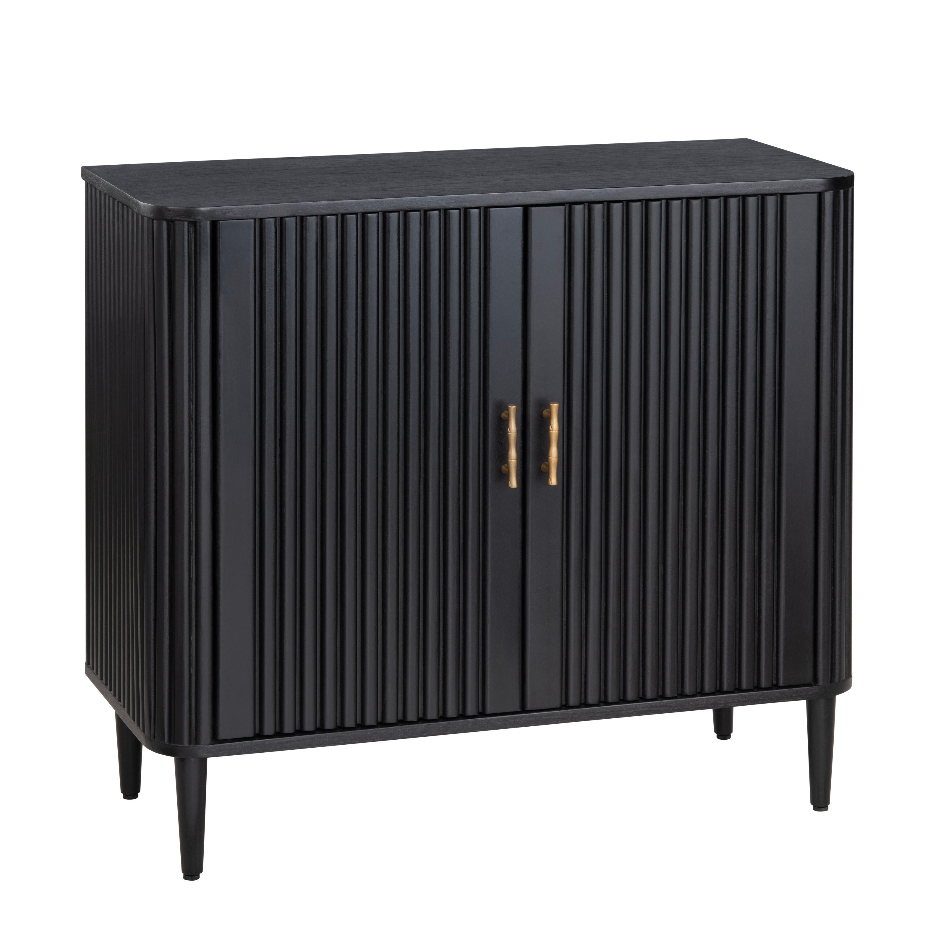 Camden Black Two Door Cabinet