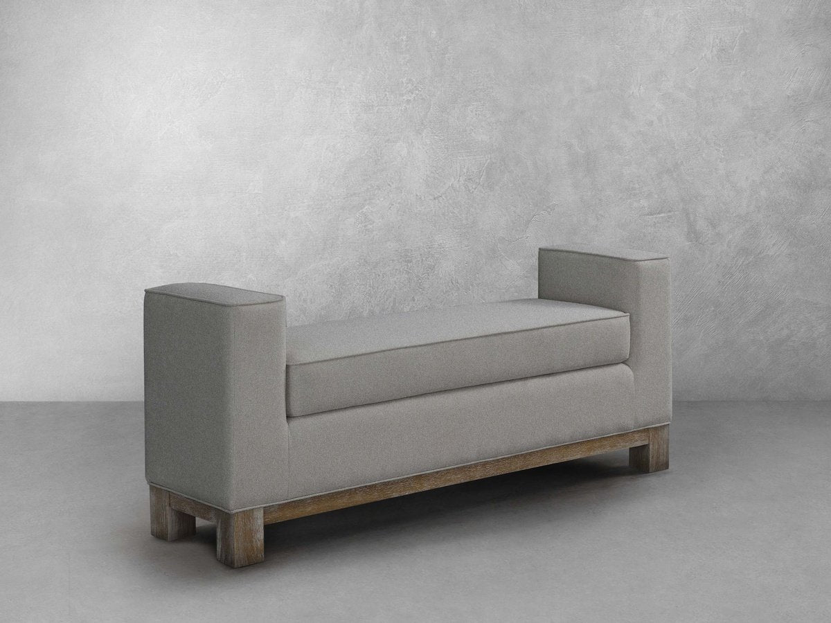 Eleanor Bench - Gray - Queen