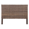 Seascape Driftwood Rattan King Headboard