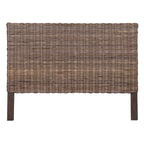 Seascape Driftwood Rattan King Headboard