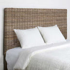 Seascape Driftwood Rattan King Headboard
