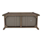 New Ashford Large 3 Drawer Dresser, 45"W, Chestnut Brown