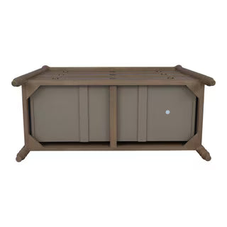New Ashford Large 3 Drawer Dresser, 45"W, Chestnut Brown