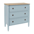 New Ashford 3 Drawer Dresser, 31.5"W, Powder Blue