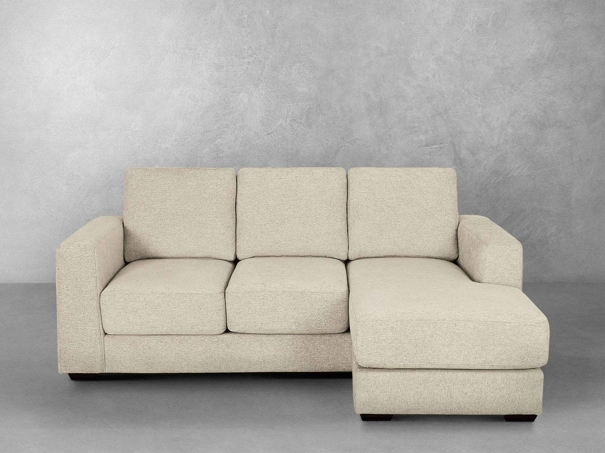 Elliot Fabric Reversible Sofa Chaise Sectional - Beige